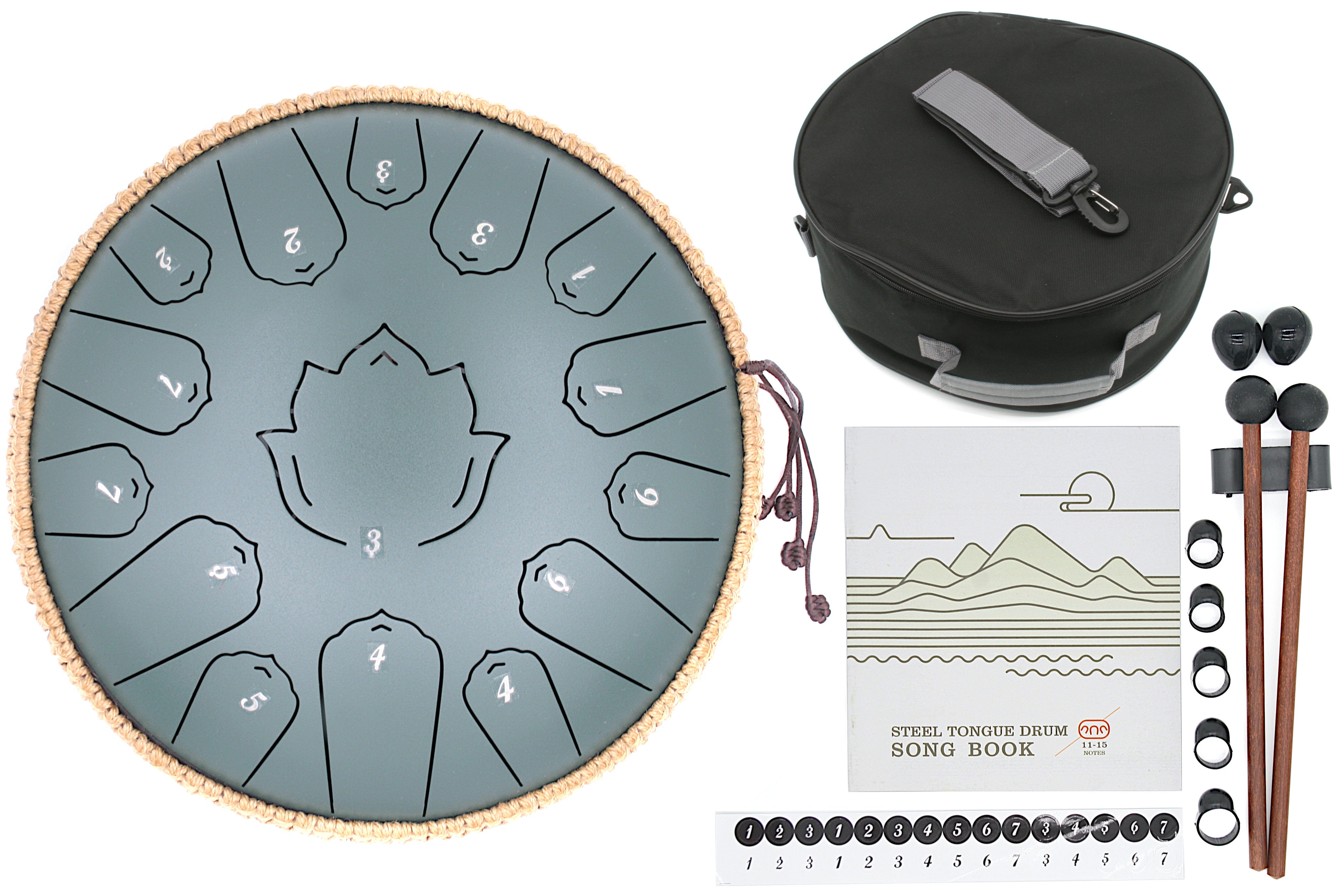 Tongue Drum 13" Leuchtklang
