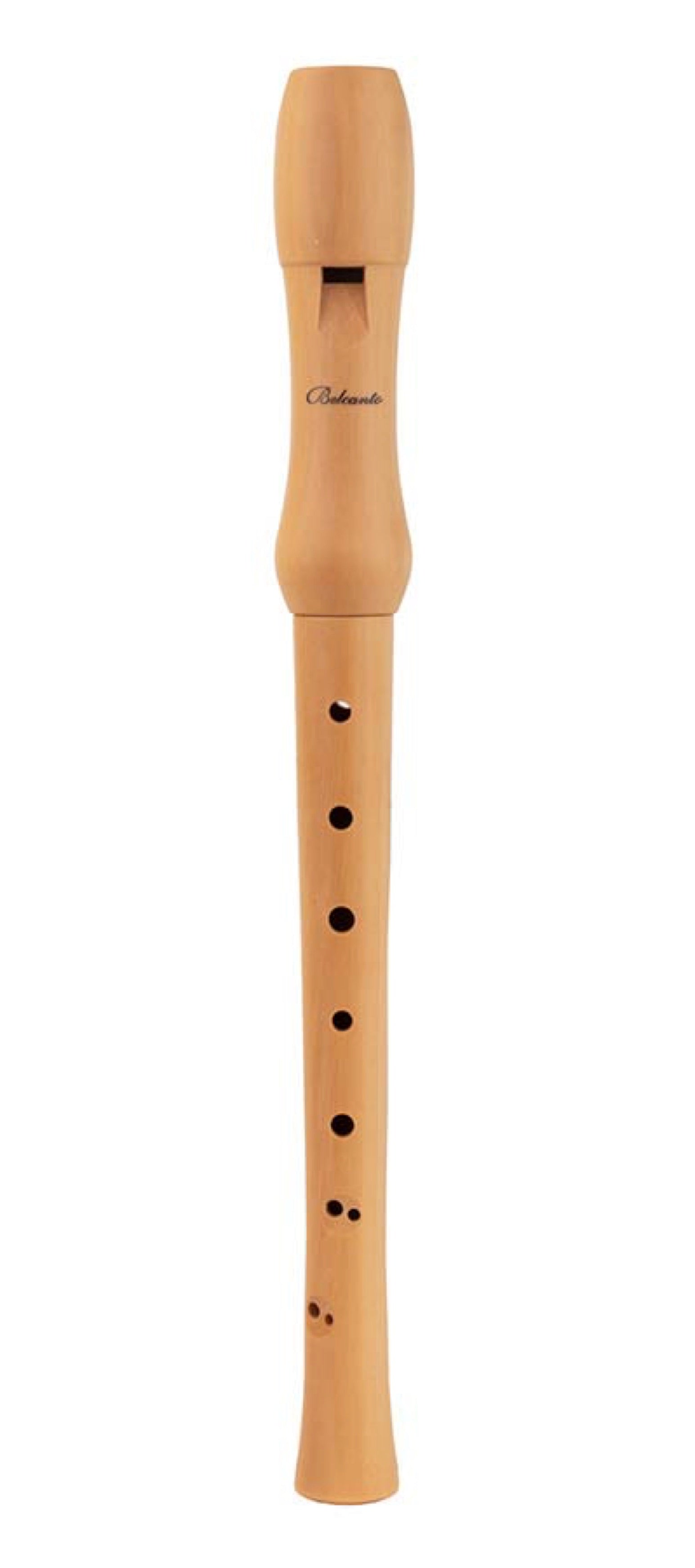 Belcanto C-Sopranblockflöte - Barocke Griffweise - Holz Blockflöte für Kinder, Anfänger & Musikunterricht