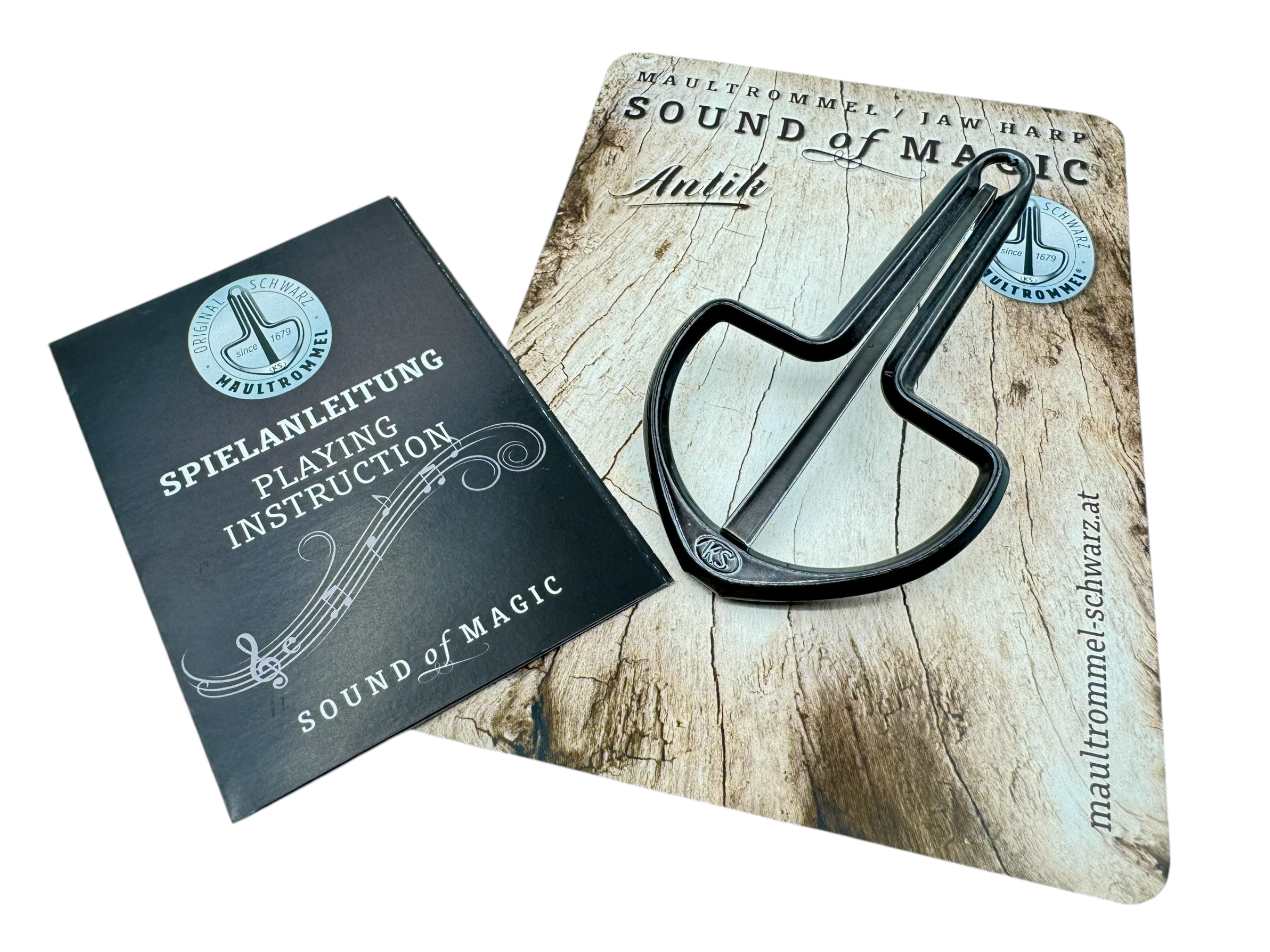 Maultrommel Antik Edition Original Schwarz Österreich Jaw Harp Mundtrommel