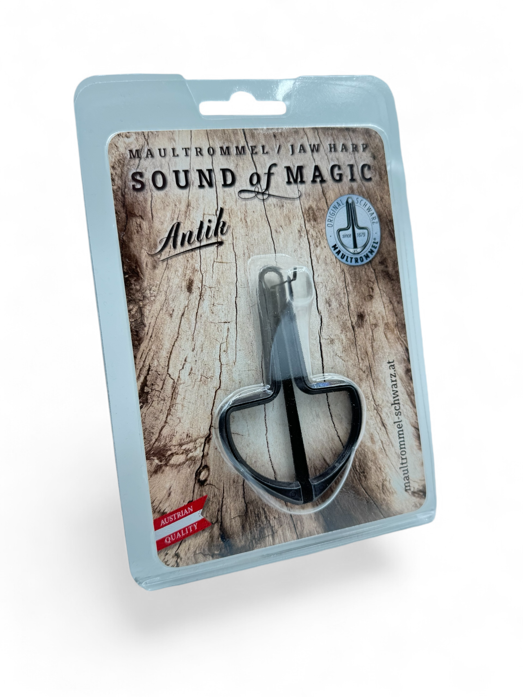Maultrommel Antik Edition Original Schwarz Österreich Jaw Harp Mundtrommel