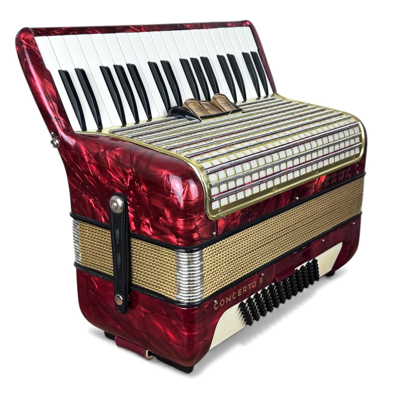 Hohner Concerto II 72 Bass Akkordeon Geprüft und Gestimmt