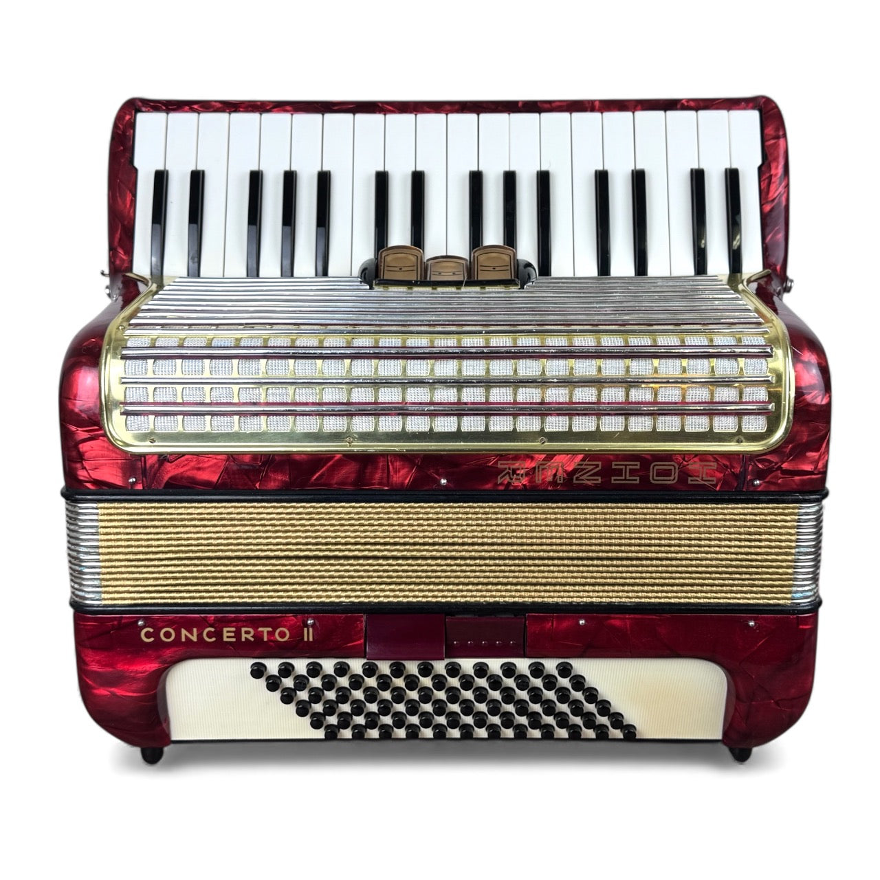 Hohner Concerto II 72 Bass Akkordeon Geprüft und Gestimmt