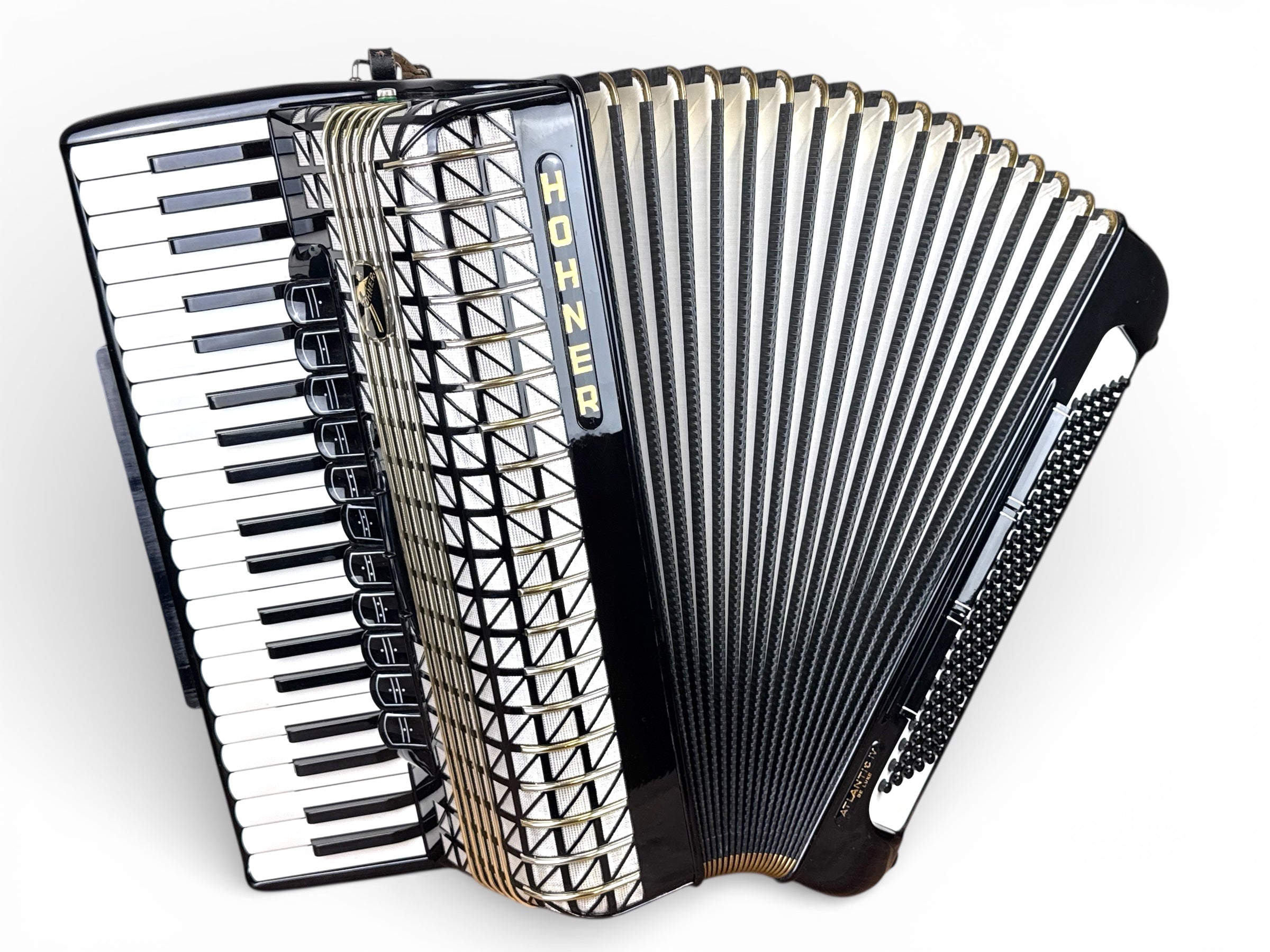 Hohner Atlantic IV DeLuxe Akkordeon 120 Bass Traumzustand Geprüft und Gestimmt