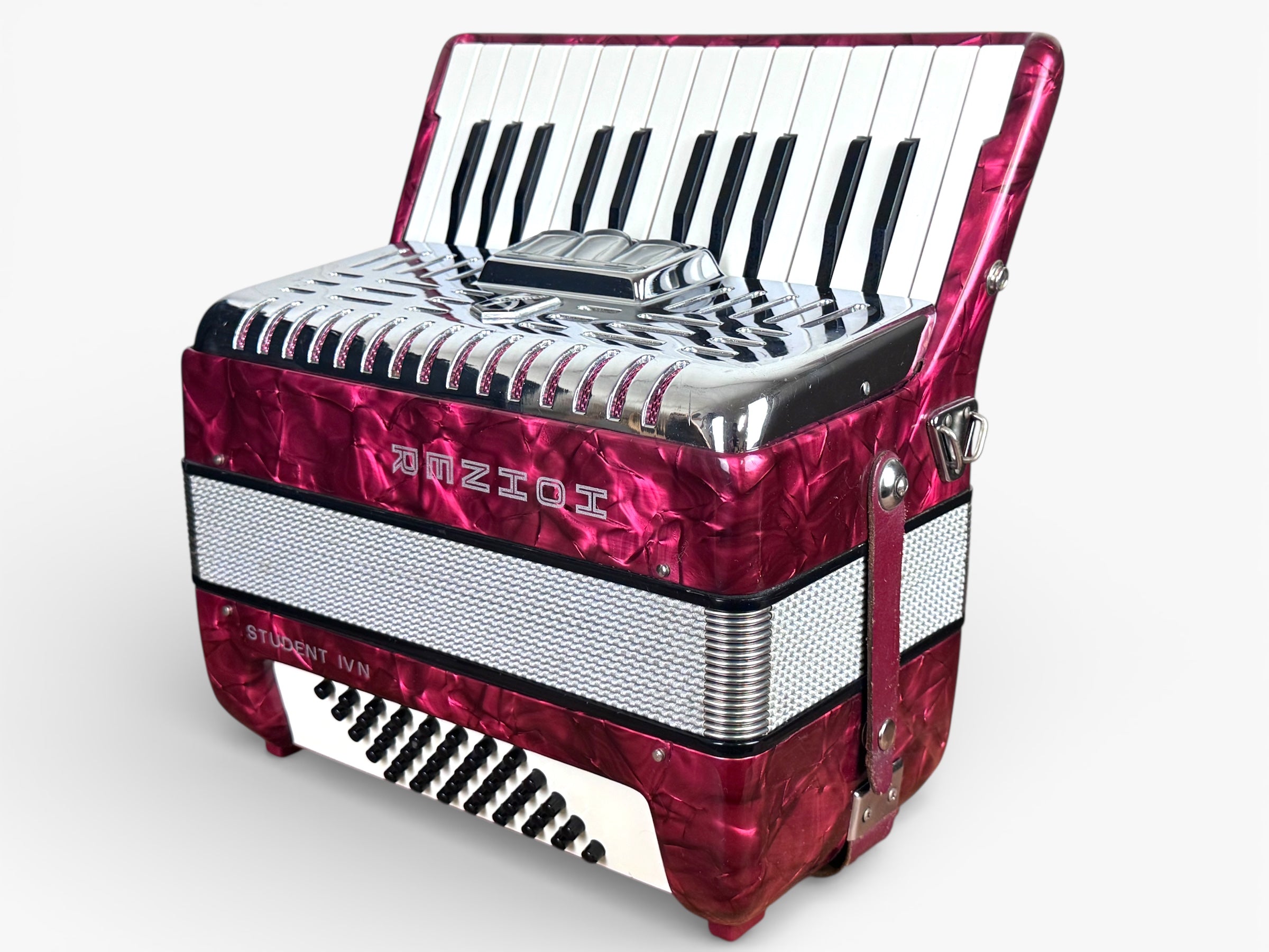 Hohner Student IV N 40 Bass Akkordeon Geprüft und Gestimmt Rucksack Riemen Neu