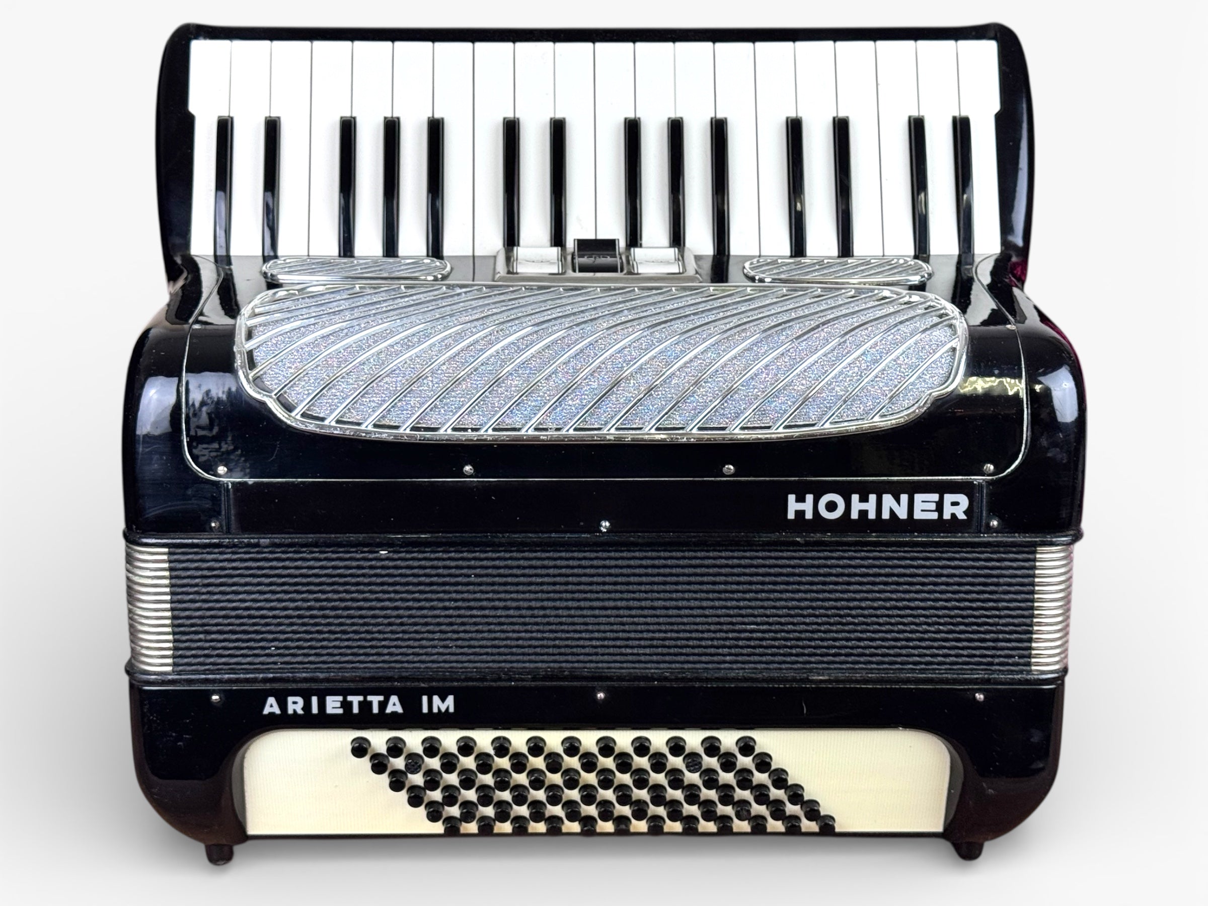 Hohner Arietta I M Akkordeon 72 Bass Geprüft und Gestimmt Rucksack Riemen NEU