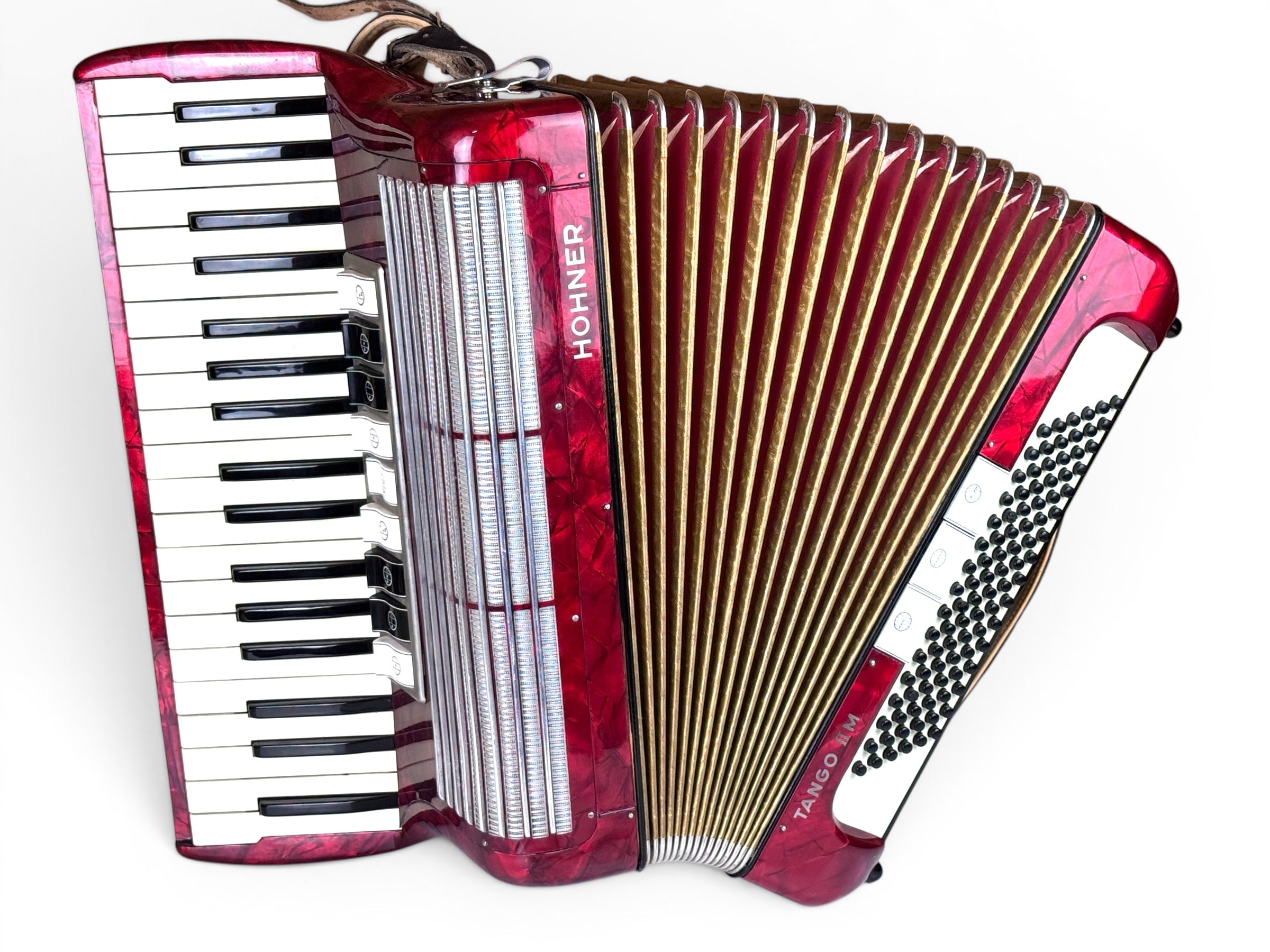 Hohner Tango II M Akkordeon 96 Bass Geprüft und Gestimmt Schöner Zustand
