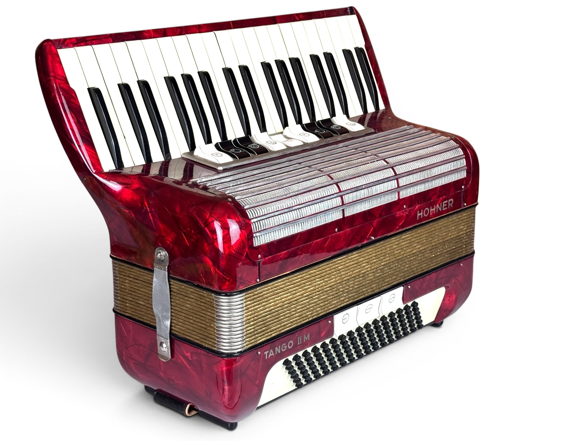 Hohner Tango II M Akkordeon 96 Bass Geprüft und Gestimmt Schöner Zustand