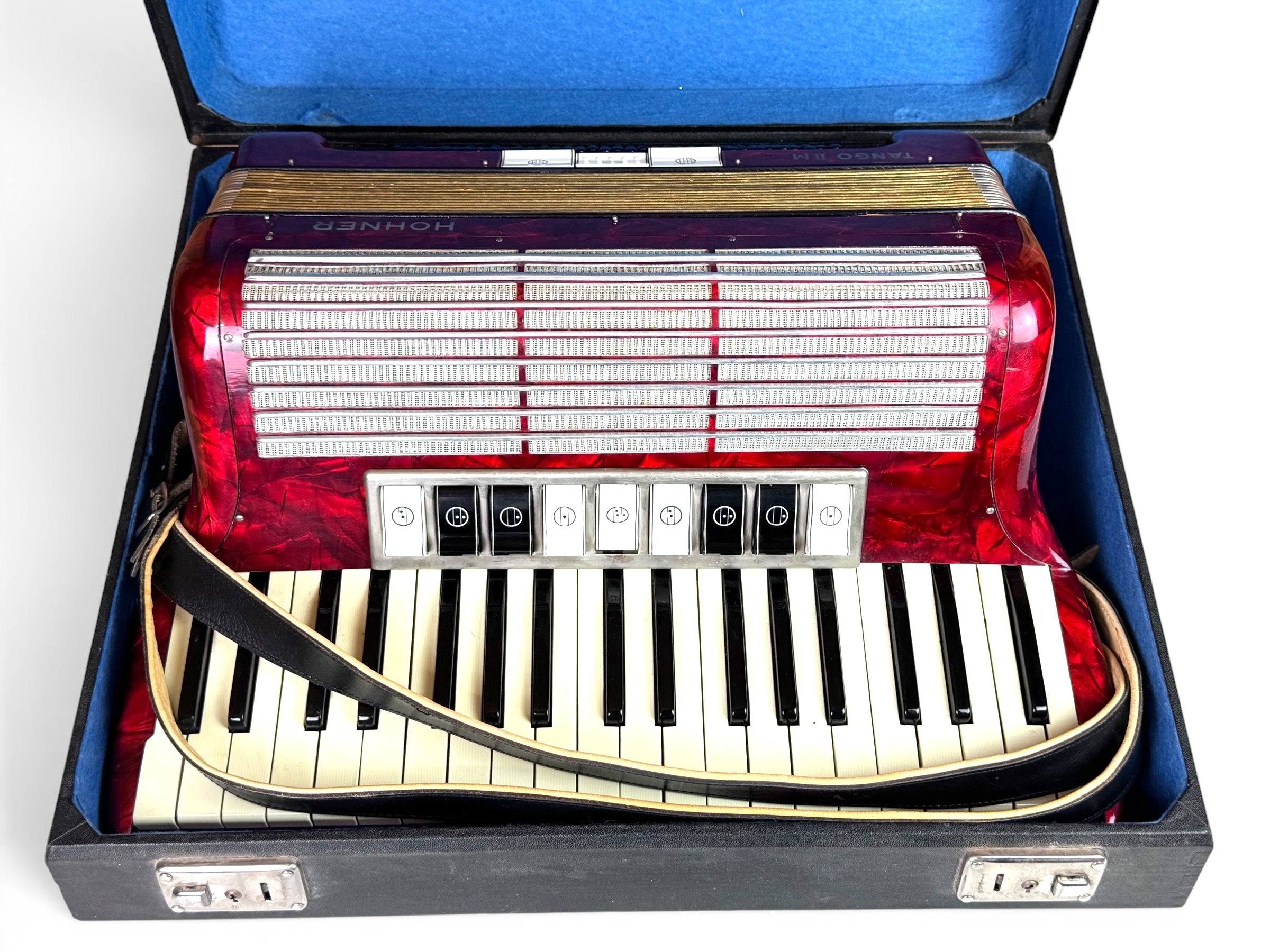 Hohner Tango II M Akkordeon 96 Bass Geprüft und Gestimmt Schöner Zustand