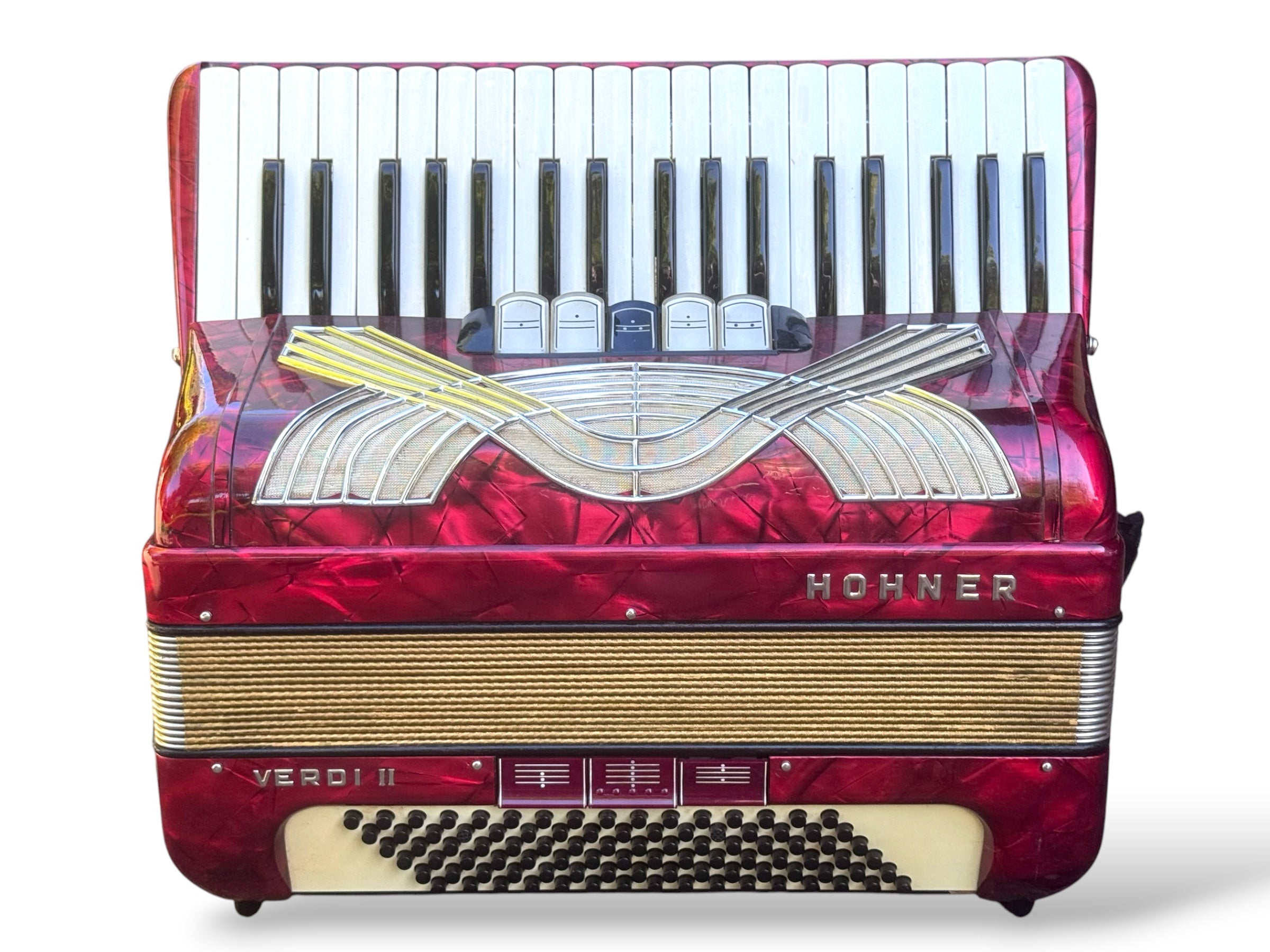 Hohner Verdi II Akkordeon 96 Bass Geprüft und Gestimmt