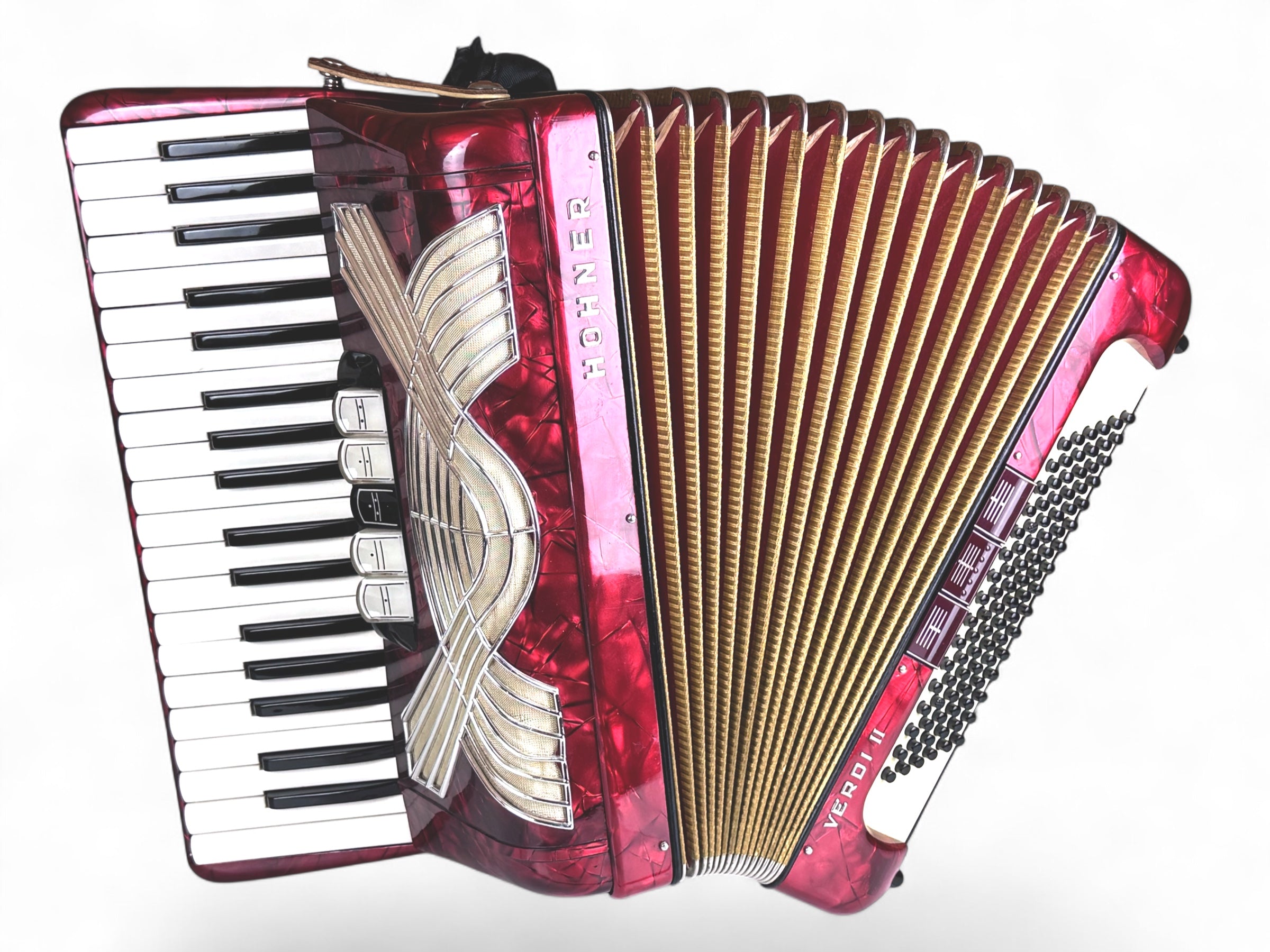 Hohner Verdi II Akkordeon 96 Bass Geprüft und Gestimmt