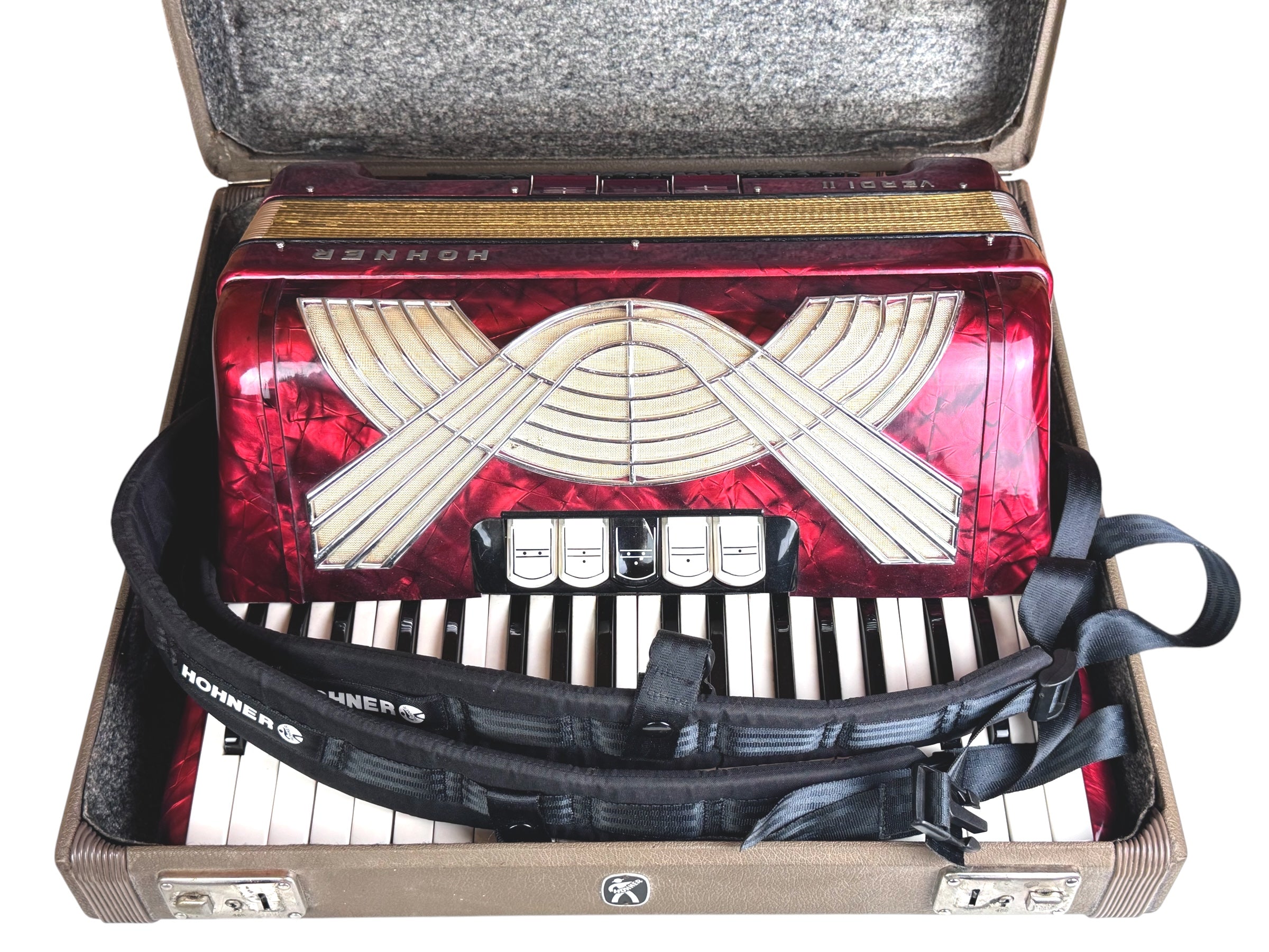 Hohner Verdi II Akkordeon 96 Bass Geprüft und Gestimmt