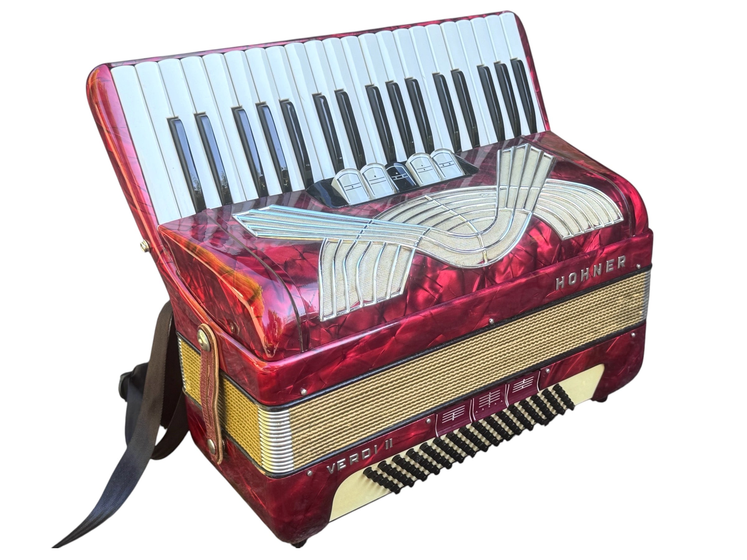 Hohner Verdi II Akkordeon 96 Bass Geprüft und Gestimmt