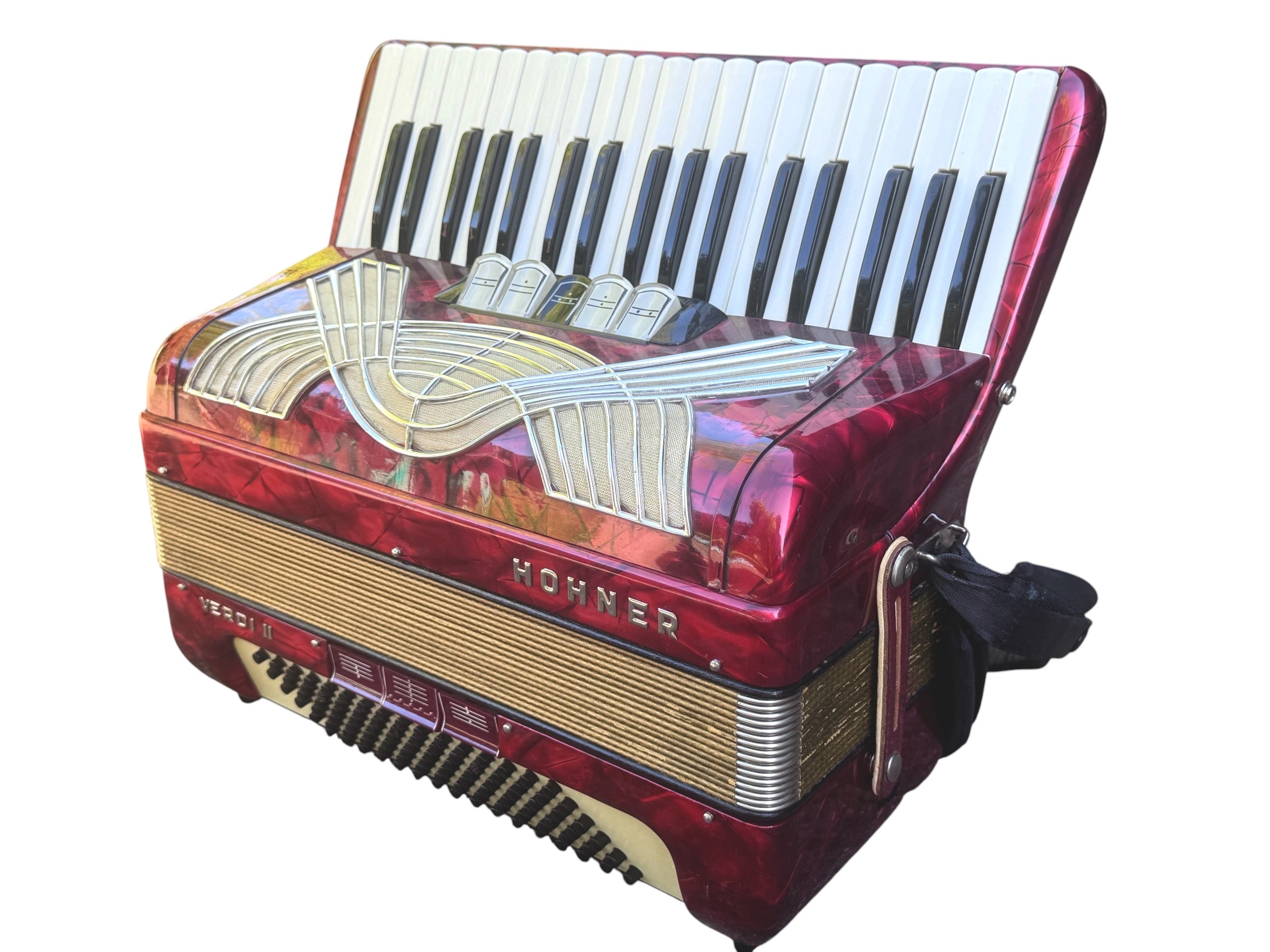 Hohner Verdi II Akkordeon 96 Bass Geprüft und Gestimmt