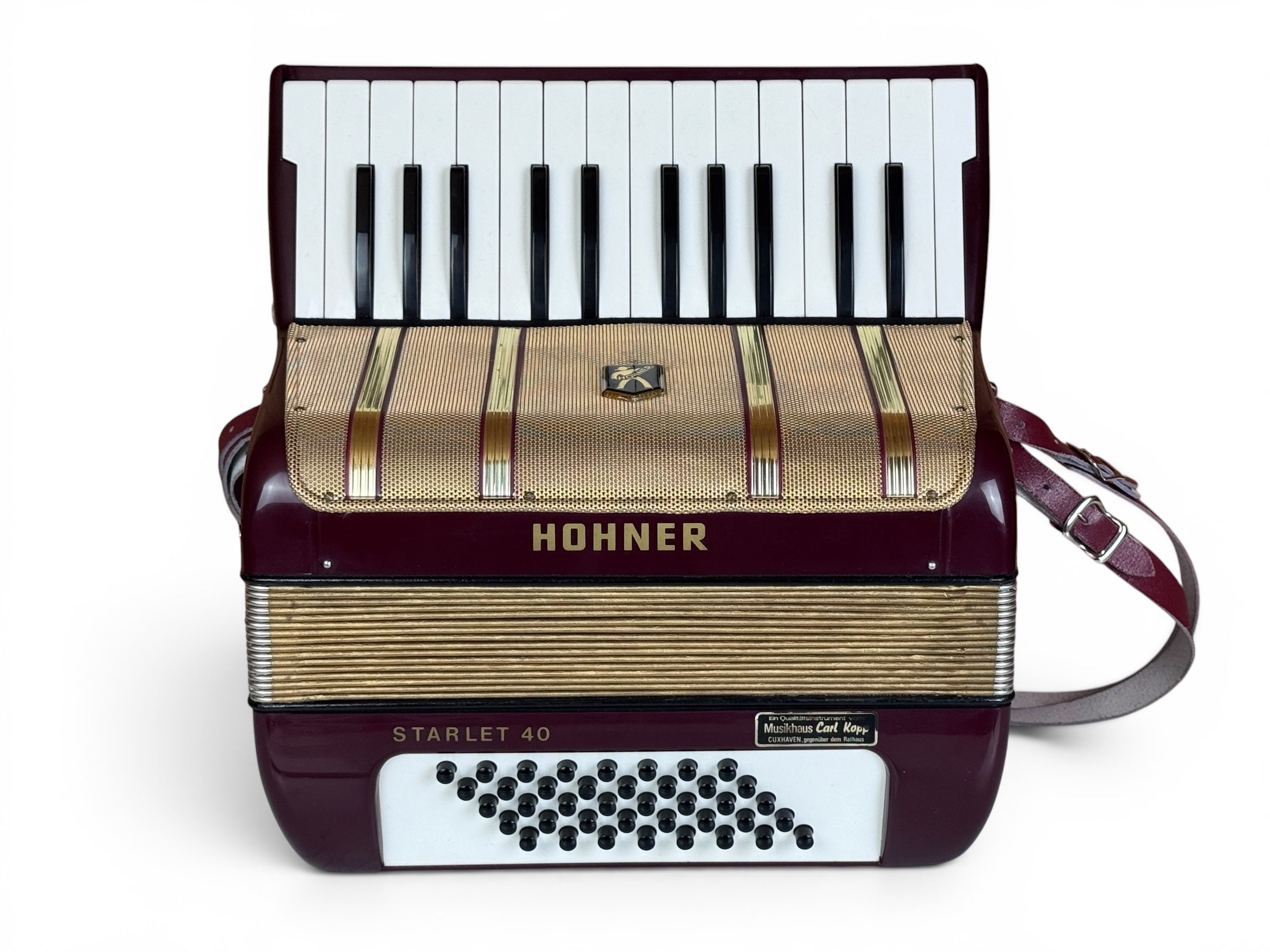Hohner Starlet 40 Bass Akkordeon Geprüft und Gestimmt