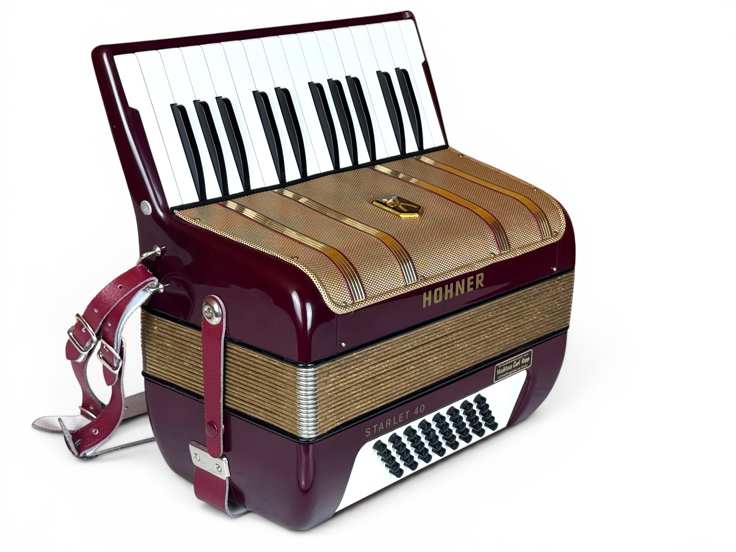 Hohner Starlet 40 Bass Akkordeon Geprüft und Gestimmt