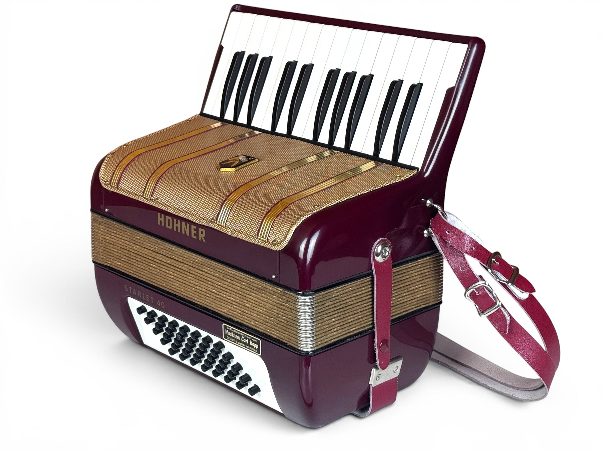 Hohner Starlet 40 Bass Akkordeon Geprüft und Gestimmt