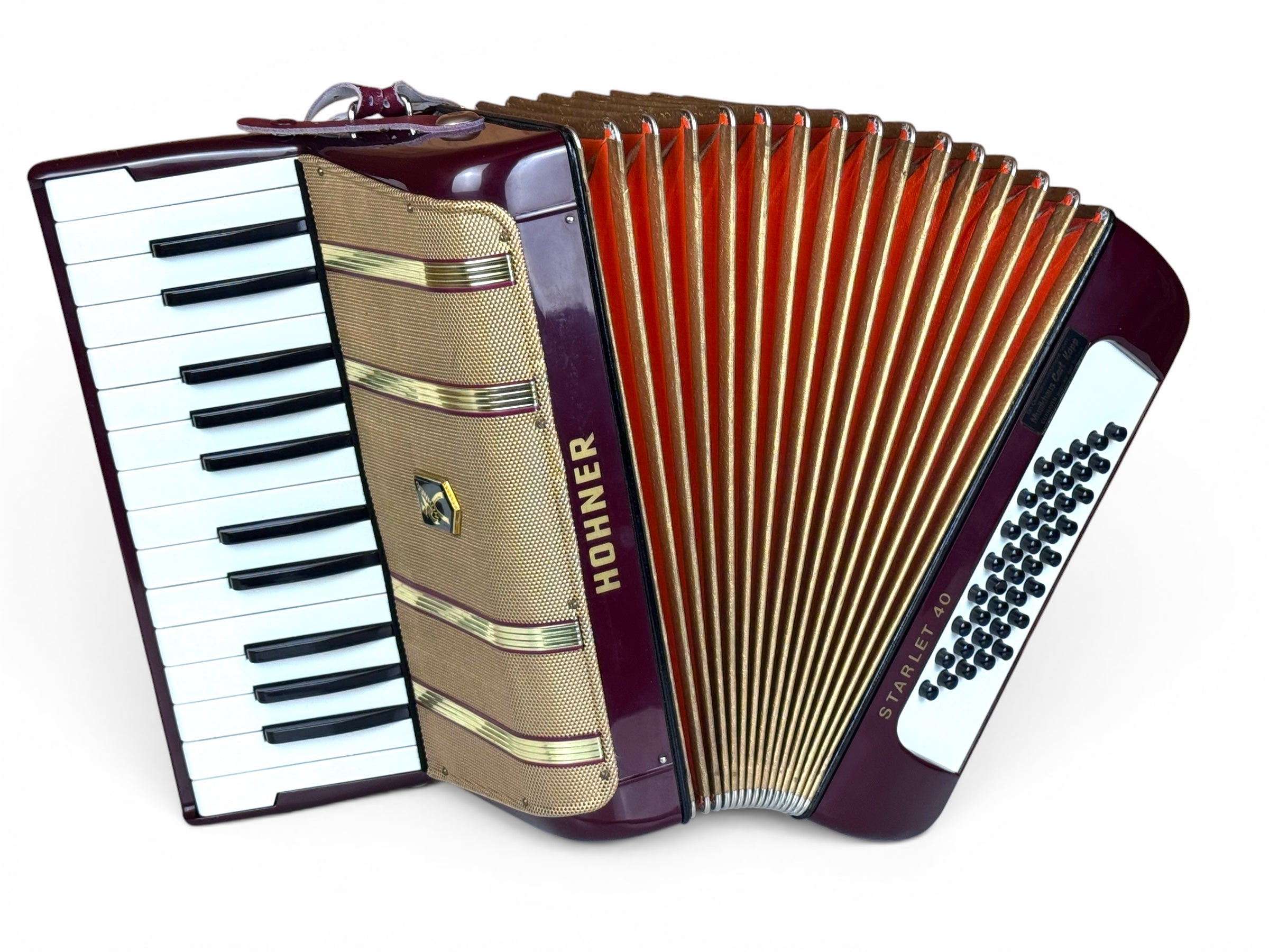 Hohner Starlet 40 Bass Akkordeon Geprüft und Gestimmt