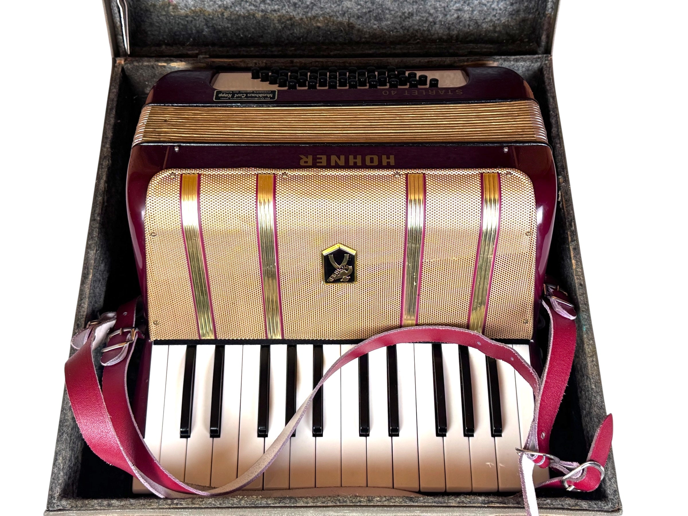 Hohner Starlet 40 Bass Akkordeon Geprüft und Gestimmt