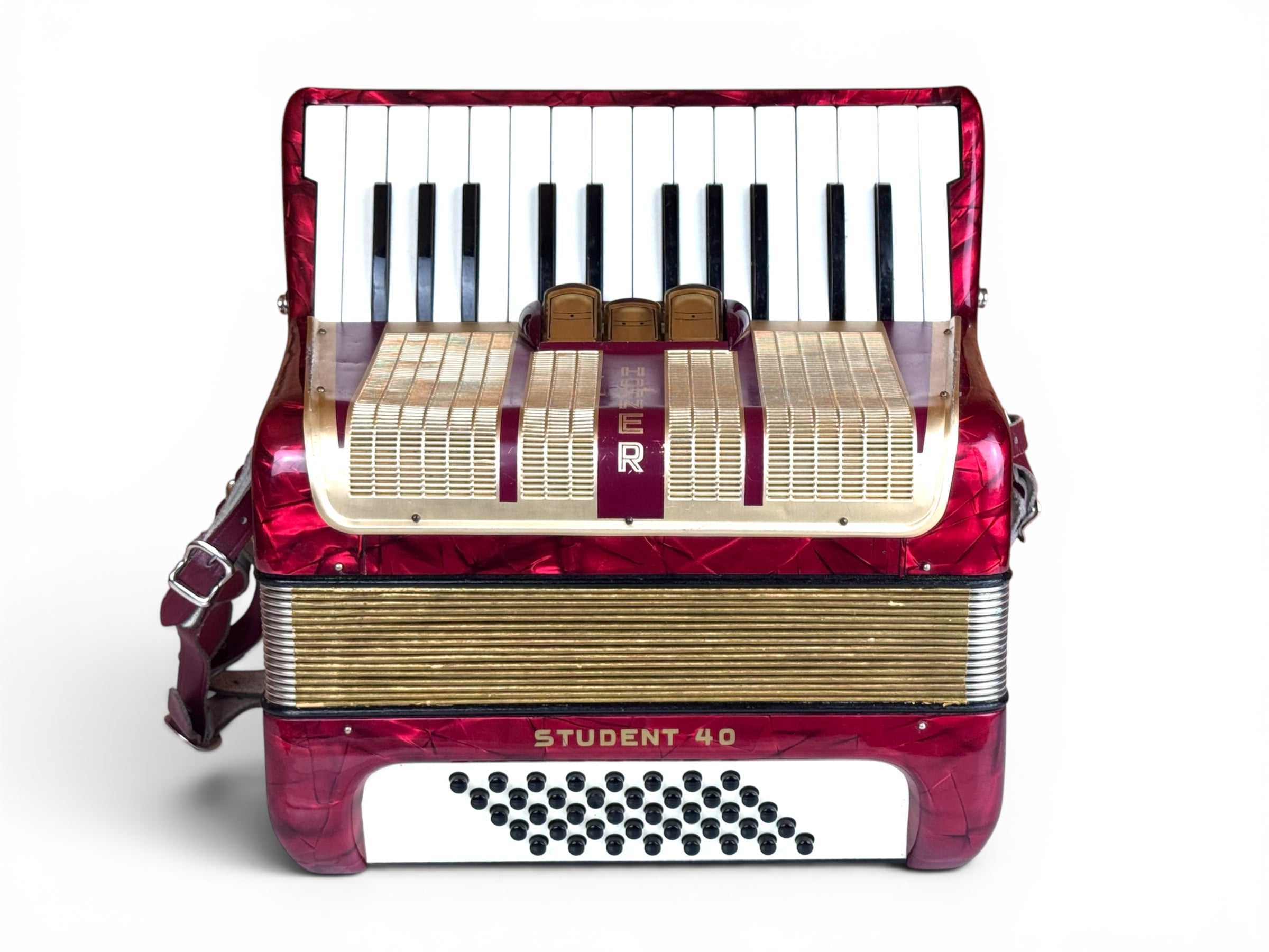 Hohner Student 40 Bass Akkordeon Geprüft und Gestimmt