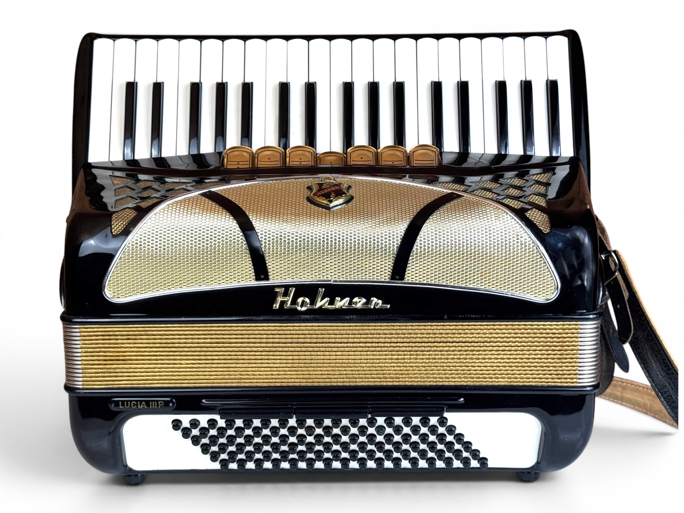 Hohner Lucia III P 96 Bass Akkordeon Geprüft und Gestimmt