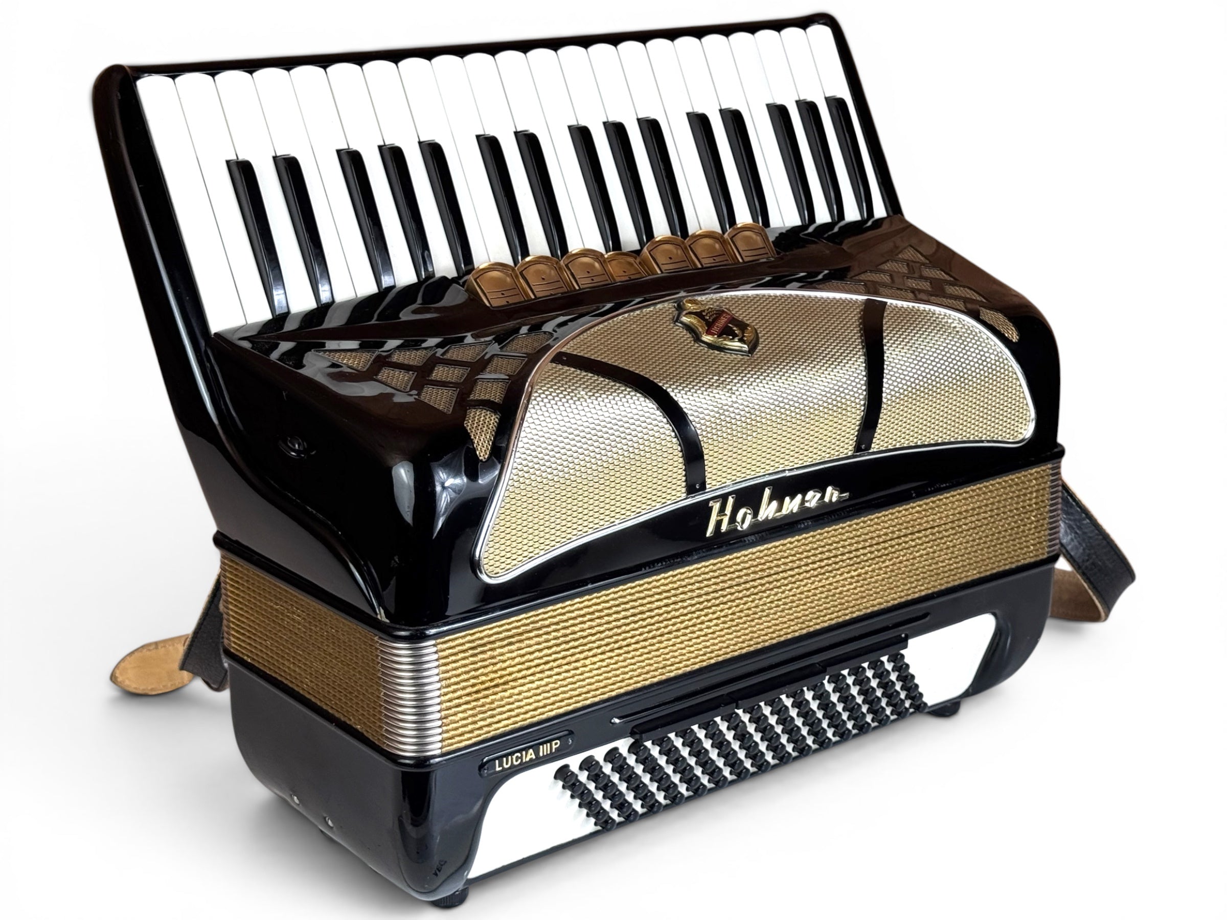 Hohner Lucia III P 96 Bass Akkordeon Geprüft und Gestimmt