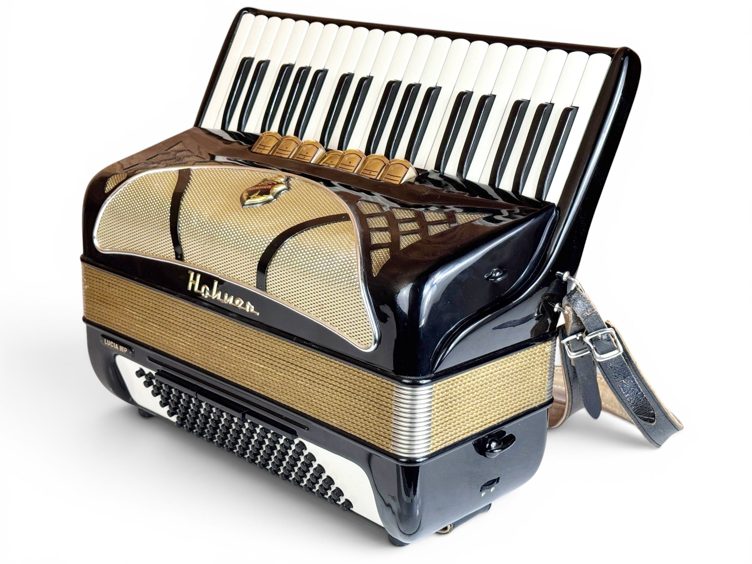Hohner Lucia III P 96 Bass Akkordeon Geprüft und Gestimmt