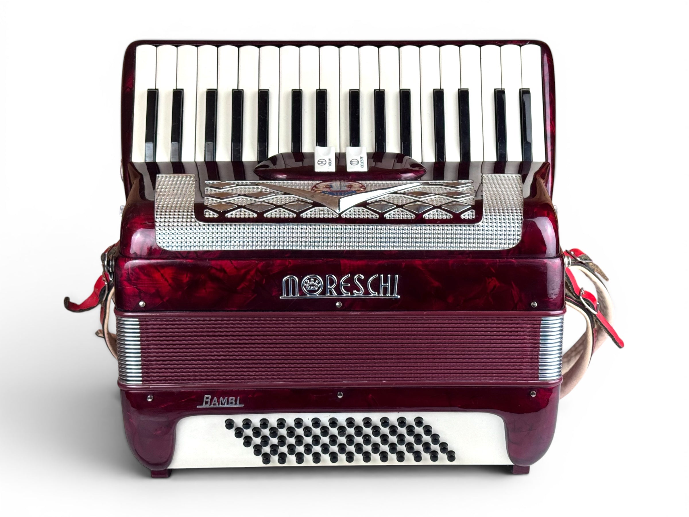 Moreschi Akkordeon 60 Bass Made in Italy Geprüft und Gestimmt