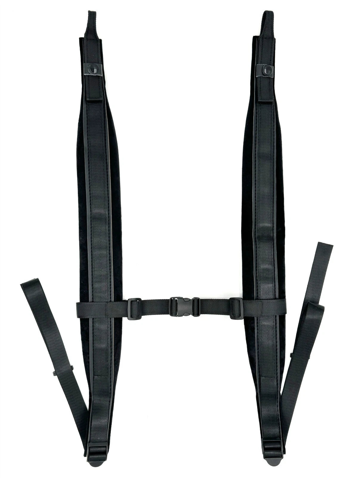 Akkordeon Schulterriemen Nylon Velours Schwarz