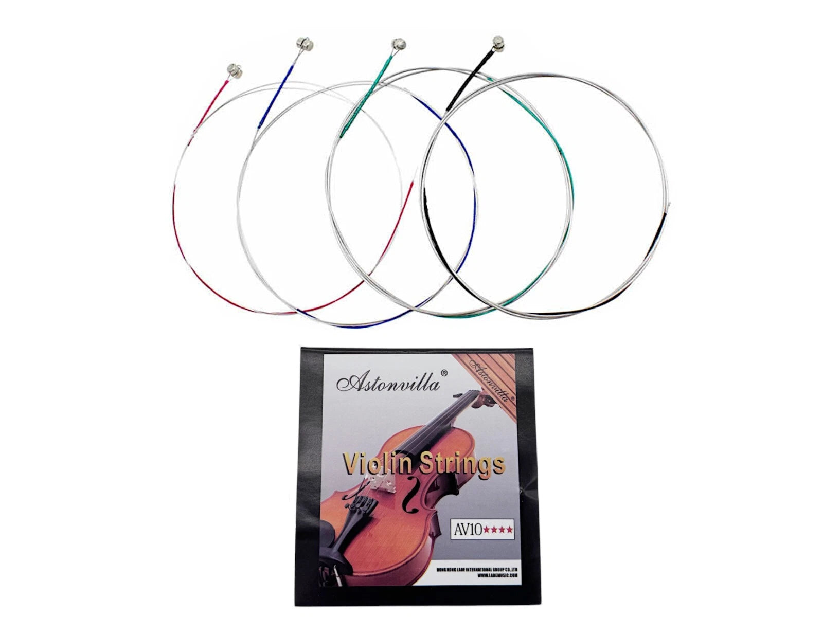4/4 Violine Stahl Saiten Astonvilla AV-10 Satz Geige Set Strings